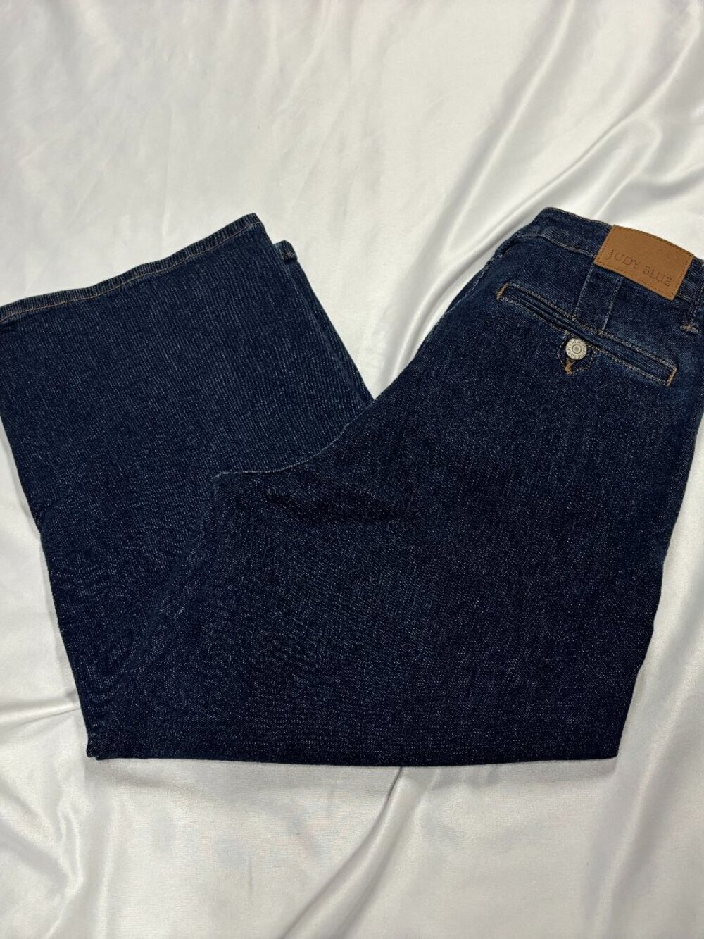 Judy Blue Dark Blue Wide Leg Jeans Sz 15/32. lot N - Picture 6 of 6